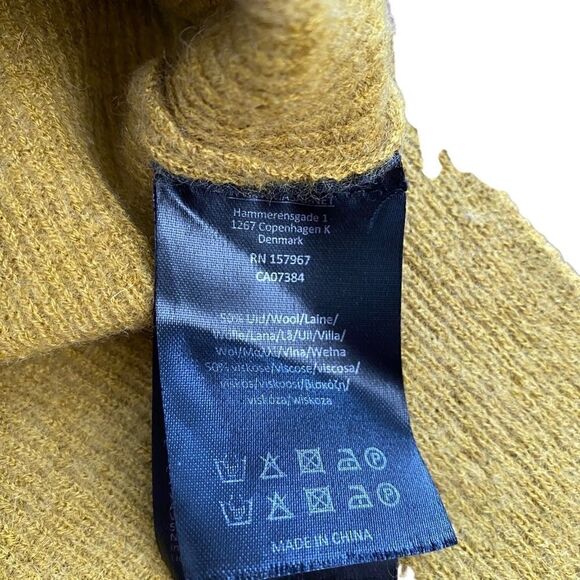 Masai Copenhagen Wool Blend Hoodie Sweater Cropped Large - Picture 4 of 4